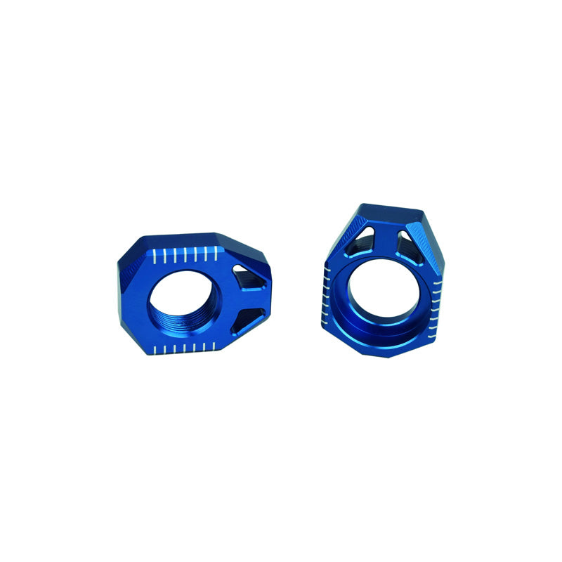 SCAR AXLE BLOCKS (SHERCO) BLUE AB601