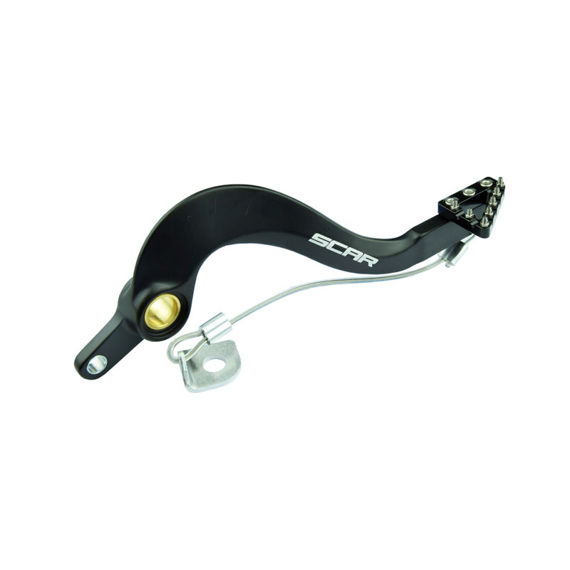 SCAR REAR BRAKE PEDAL YAMAHA 450 BLACK RBP103BK