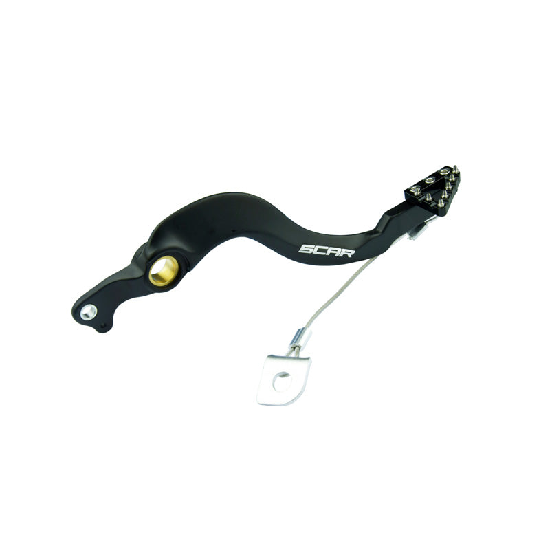 SCAR REAR BRAKE PEDAL HONDA BLACK RBP203BK