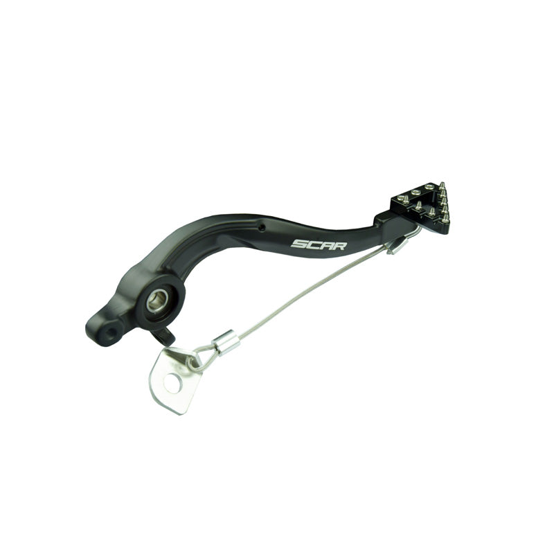 SCAR REAR BRAKE PEDAL KTM/HUSQ/GG BLACK RBP503BK