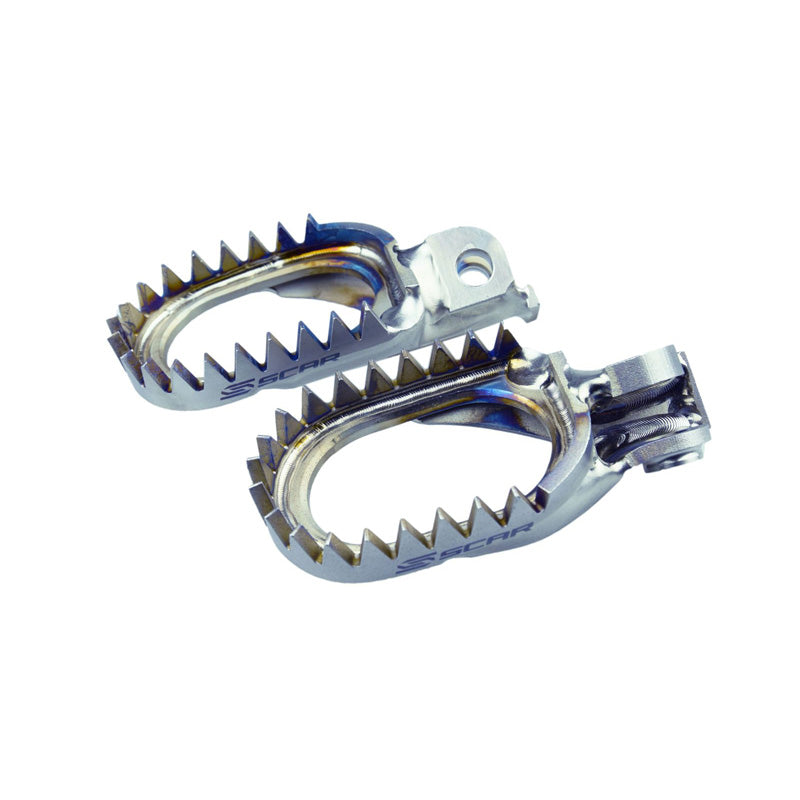 SCAR TITANIUM FOOTPEGS ANTI MUD - (YAMAHA) S1516AM