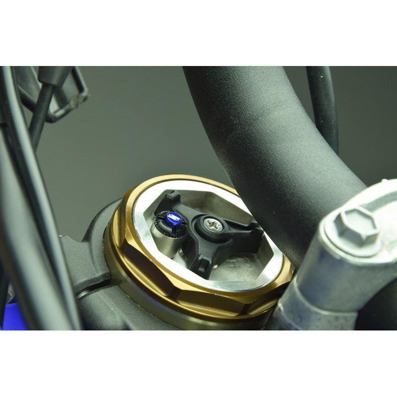 SCAR FORK AIR BLEEDER SHOWA/KAYABA - BLUE S8003