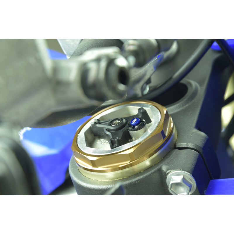 SCAR FORK AIR BLEEDER SHOWA/KAYABA - BLUE S8003