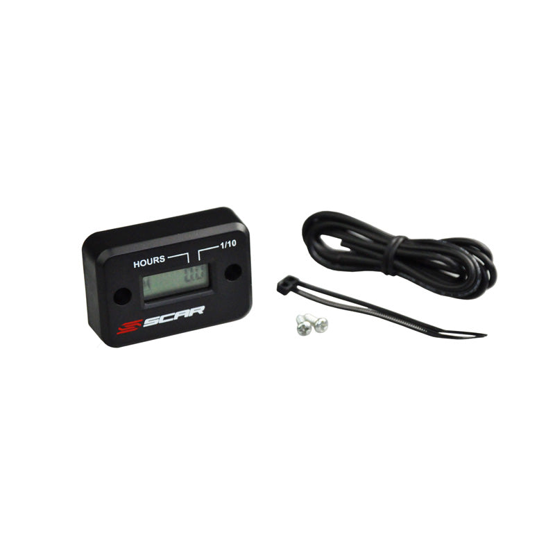 SCAR HOUR METER - BLACK HM