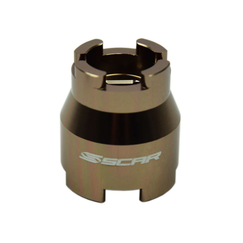 SCAR FORK CAP 2/1 SOCKET WP COMPR VALVE REMOVAL TOOL RCV5