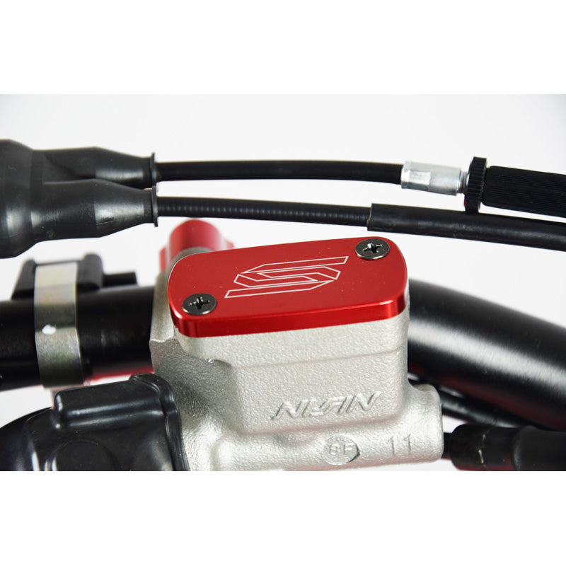 SCAR FRONT BRAKE COVER HONDA 96-25 KAWA 21-25 - RED 2801