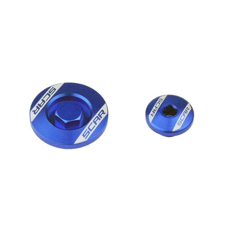 SCAR ENGINE PLUGS (YAMAHA) - BLUE YZF450 23-25 EP102