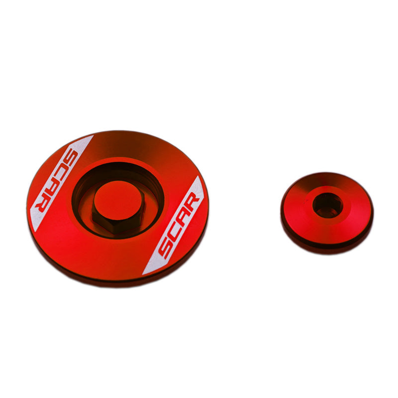 SCAR ENGINE PLUGS (HONDA) - RED CRF250/450F 02-25 EP200