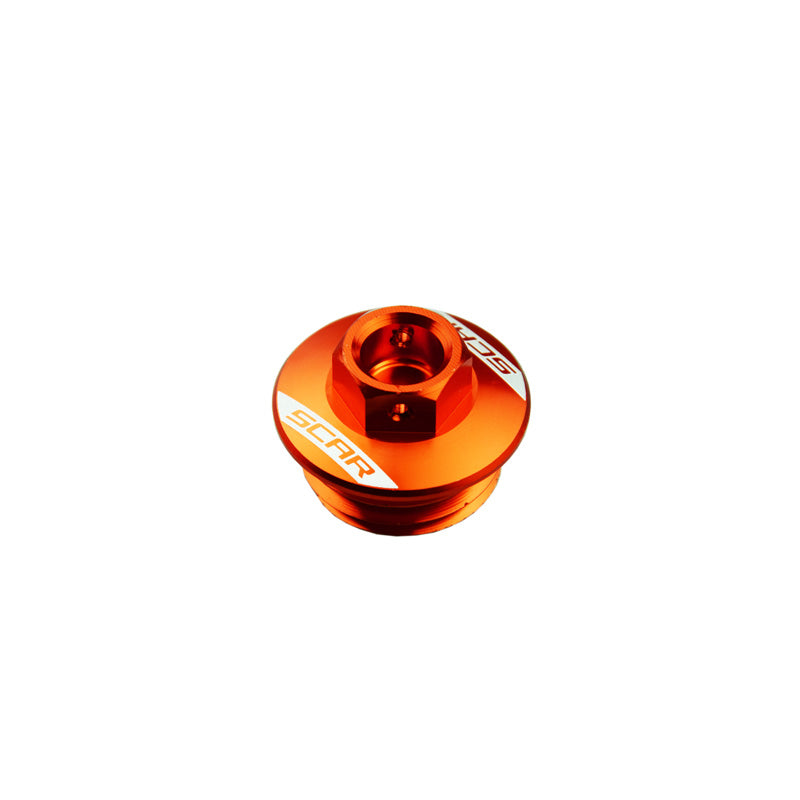 SCAR OIL FILLER PLUG HONDA RED OFP200