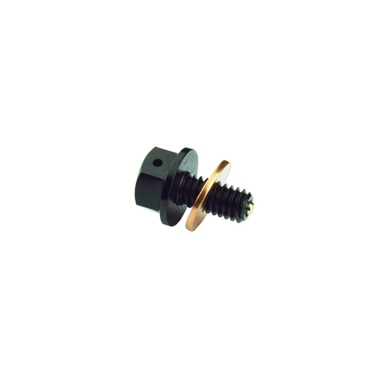SCAR MAGNETIC OIL DRAIN PLUG (KAWASAKI) - BLACK MODP301