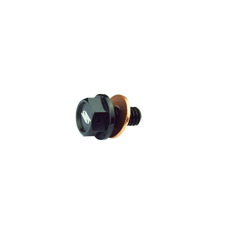 SCAR MAGNETIC OIL DRAIN PLUG (KAWASAKI) - BLACK MODP301