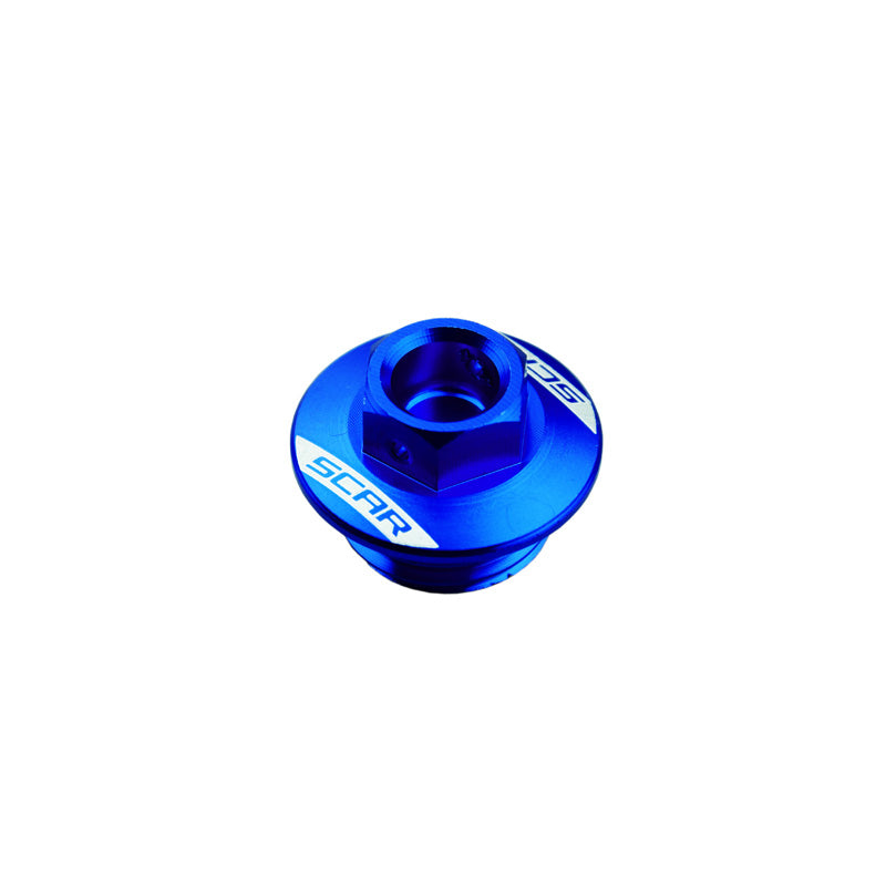 SCAR OIL FILLER PLUG KTM/HUSQVARNA/GASGAS BLUE OFP500B