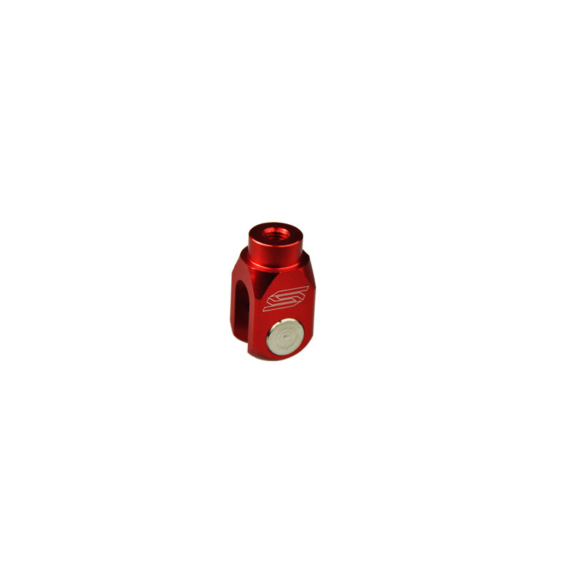 SCAR BRAKE CLEVIS (YAM/SUZ) - RED BC101R