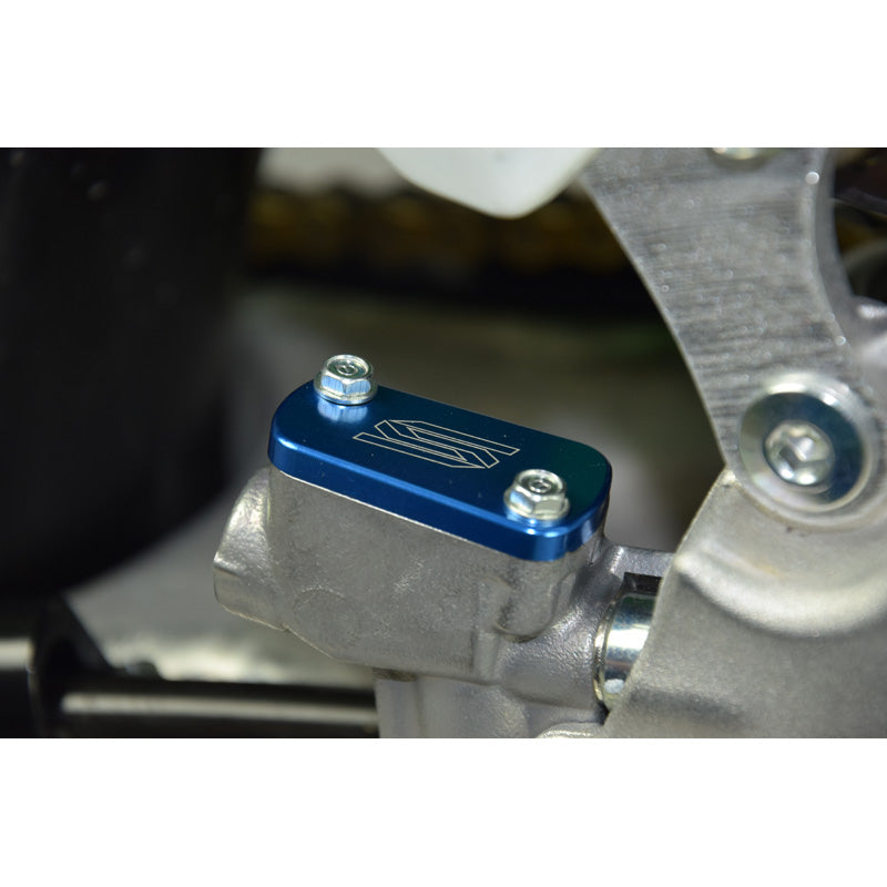 SCAR REAR BRAKE RESERVOIR COVER - BLUE 3901B