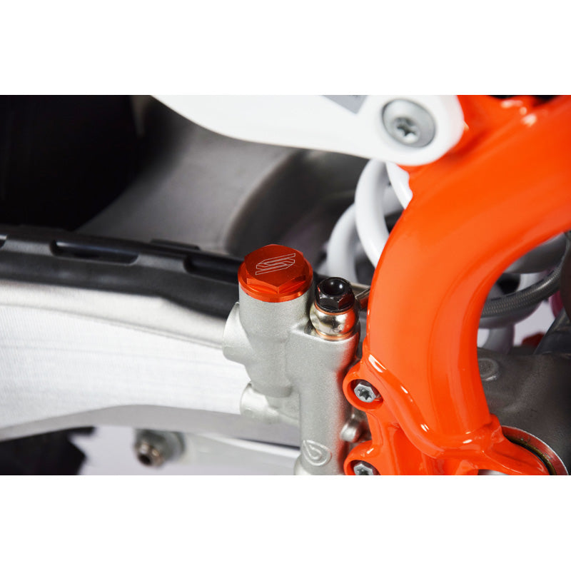 SCAR REAR BRAKE RESERVOIR COVER BREMBO - ORANGE 5901