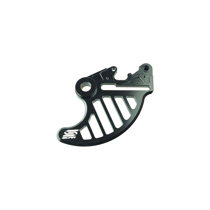 SCAR REAR DISC GUARD (GASGAS/HUSQ/KTM) BLACK SRDG500BK