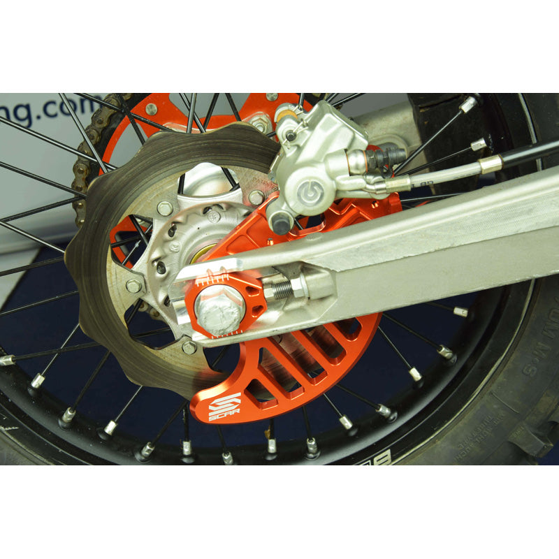 SCAR REAR DISC GUARD (GASGAS/HUSQ/KTM) ORANGE SRDG500OR