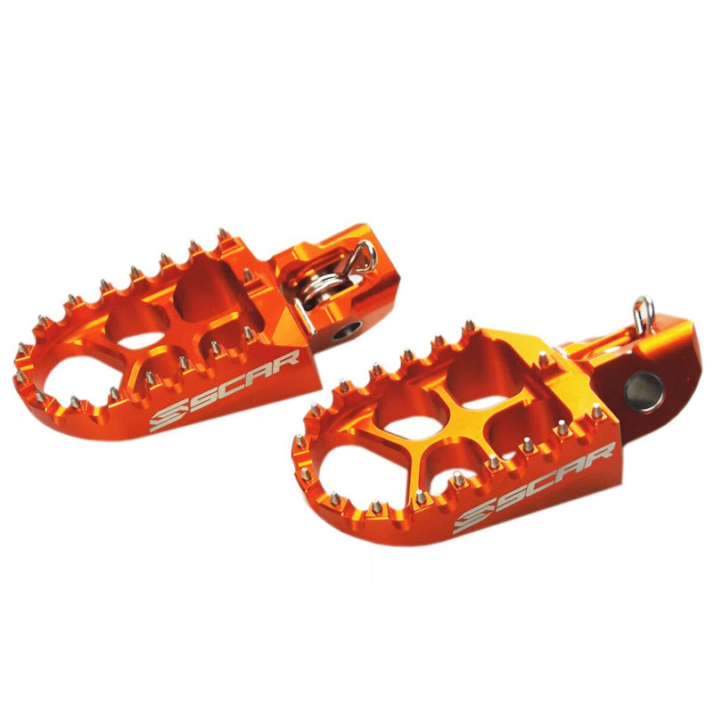 SCAR FOOTPEGS EVO (KTM/ HUSQV ) ORANGE S5585OR