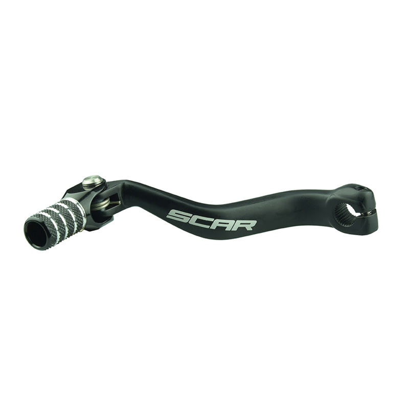 SCAR GEAR SHIFT LEVER (YAM) - BLACK YZ125/250 05-25 GSL420BK