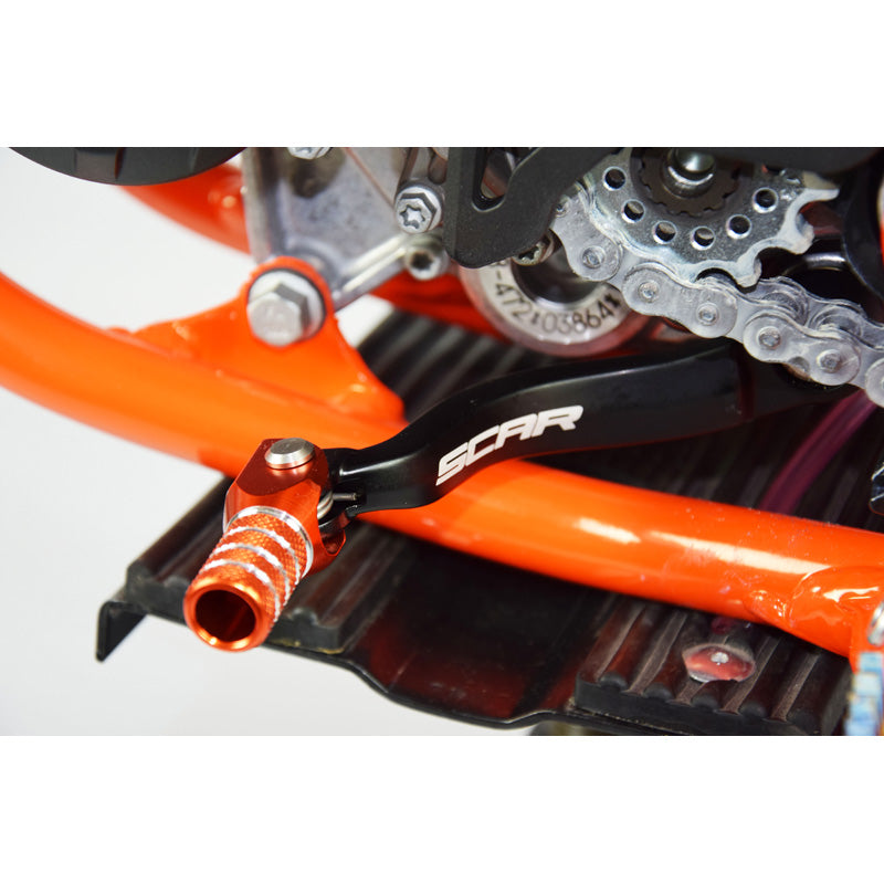 SCAR GEAR SHIFT LEVER (KTM) - ORANGE SX TE TC XC GSL515