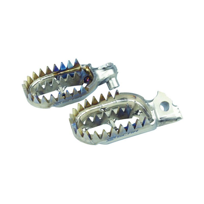 SCAR FOOTPEGS GRIPPER (YAMAHA) TITANIUM S1516