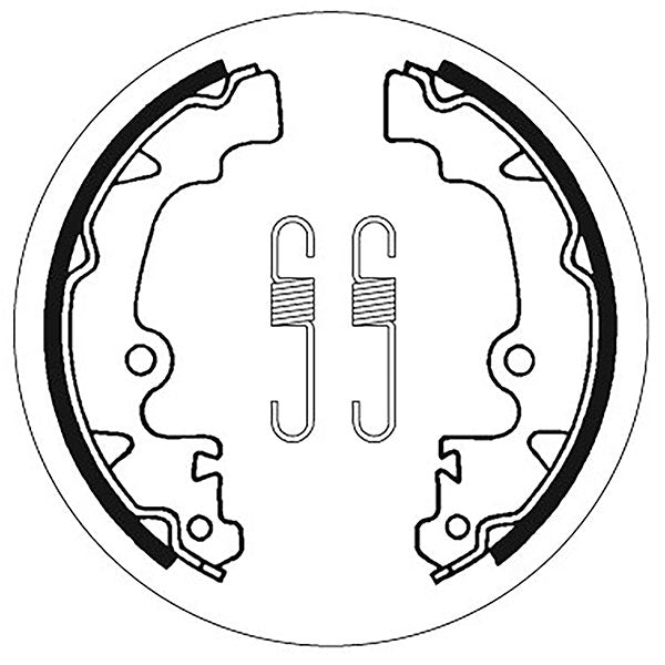SBS BRAKE SHOES WITH SPRINGS YAMAHA 5192177100