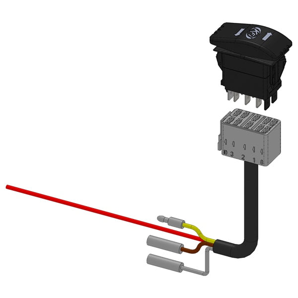 KFI ACTUATOR BACKLIT DASH ROCKER SWITCH ACT-BLDRS-K