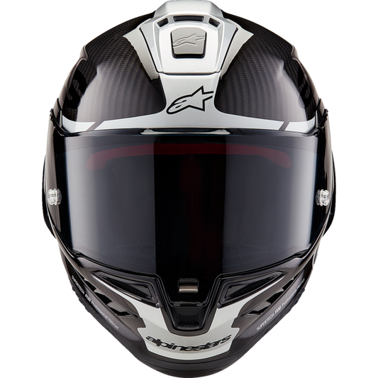 ALPINESTARS (ROAD) S-R10 ELEMENT HELMET CARB/SIL/BK XXL 8200324-1368-2X