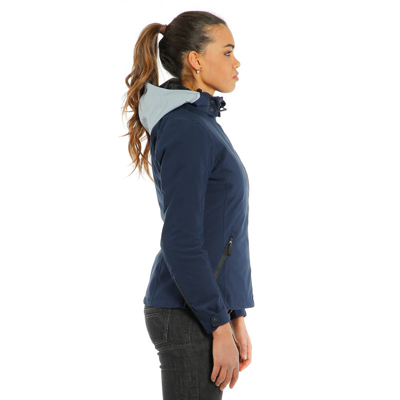 DAINESE MAYFAIR LADY D-DRY JKT GLAC-GRAY/BLK-IRIS/BLK-IRI 2654621-91D-42