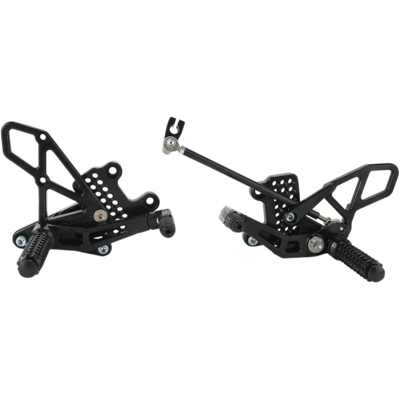 VORTEX 08-16 CBR1000RR REARSETS BLACK V2 RS273K