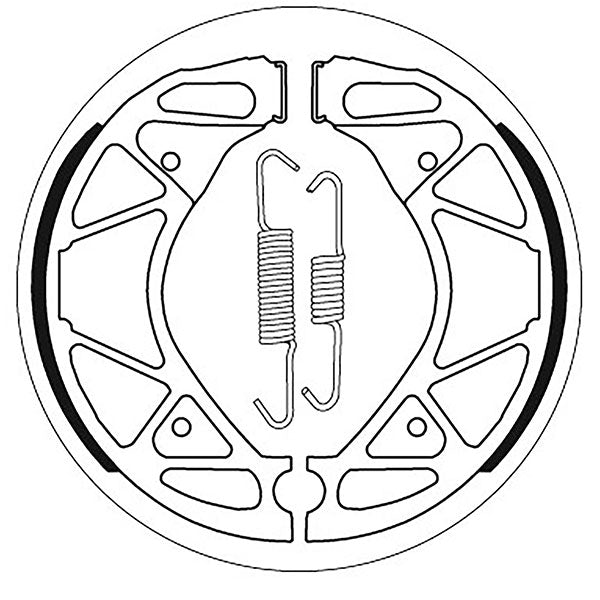 SBS BRAKE SHOES WITH SPRINGS YAMAHA 5192209100