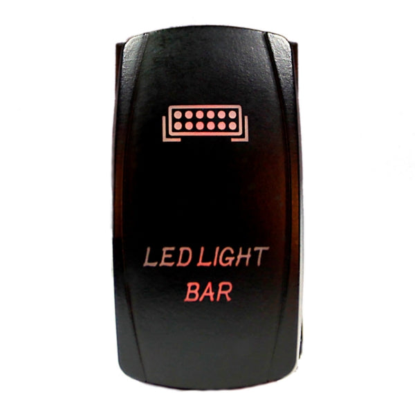 QUAKELED SWITCH ROCKER 5 PINS LED RD QUAKELED QRS299
