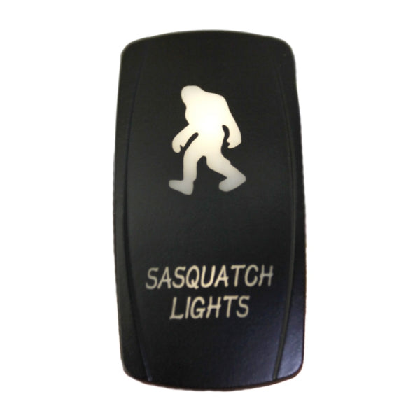 QUAKELED SWITCH ROCKER 5 PINS SASQUATCH WH QRS308