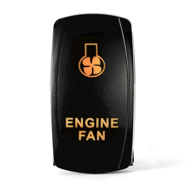 QUAKELED SWITCH ROCKER 5 PINS ENGINE FAN AMB QRS317