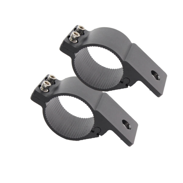 QUAKELED CLAMP BAR 2" ALU BK PAIR QUAKE LED QBU262
