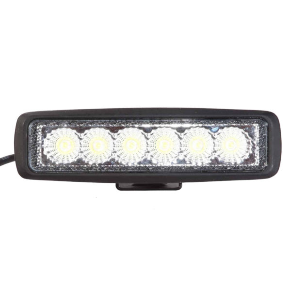 QUAKELED LIGHT LED SEISMIC 6" BK FLOOD QSE158