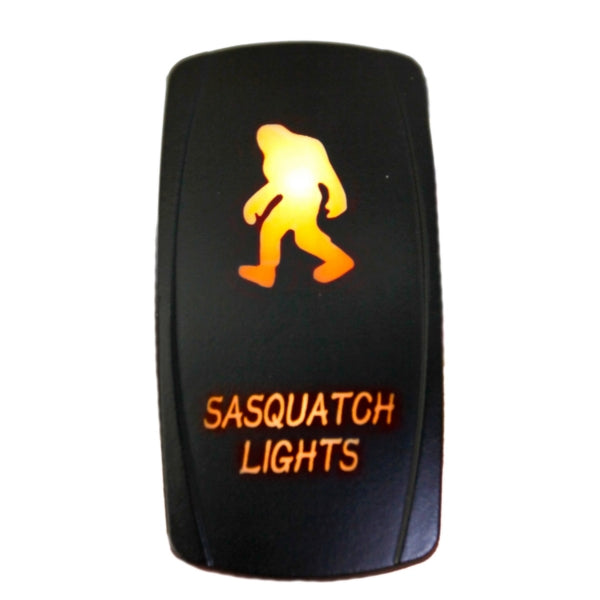 QUAKELED SWITCH ROCKER 5 PINS LED SASQUATCH AMB QRS357