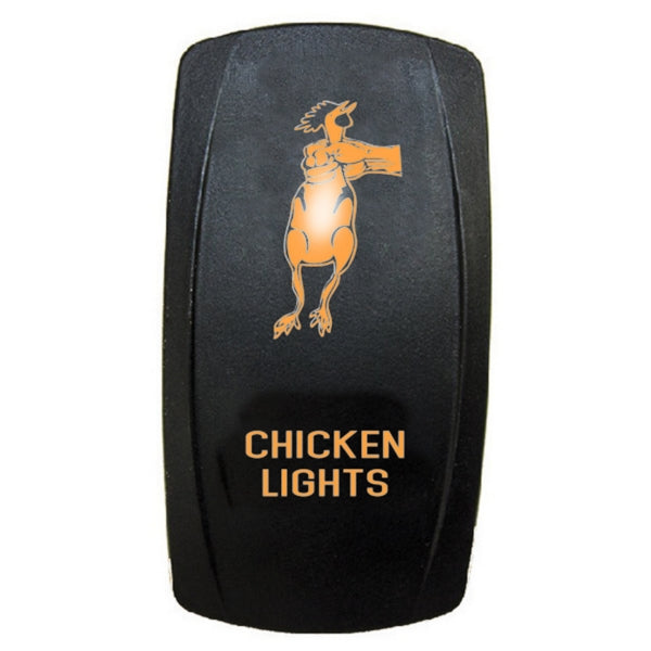 QUAKELED SWITCH ROCKER 5 PINS LED CHICKEN AMB QRS276