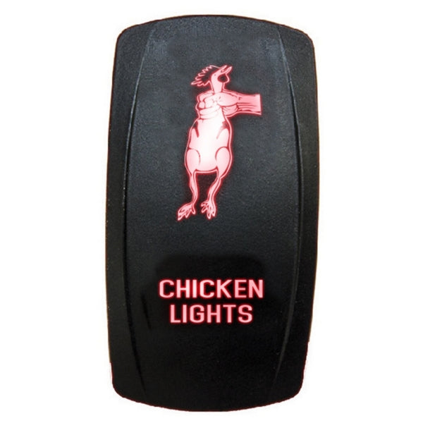 QUAKELED SWITCH ROCKER 5 PINS LED CHICKEN RD QRS440