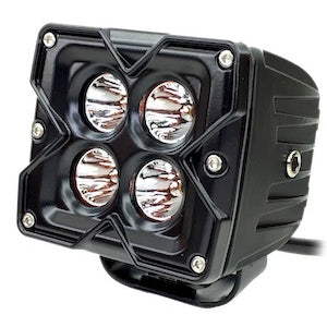 QUAKELED LIGHT SQUARE FLOOD 3" 40 W QSE548