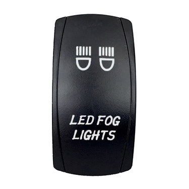 QUAKELED SWITCH ROCKER 5 PINS LED FOG LIGHTS WH QRS659