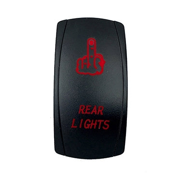 QUAKELED SWITCH ROCKER 5 PINS REAR LIGHTS RD QRS670