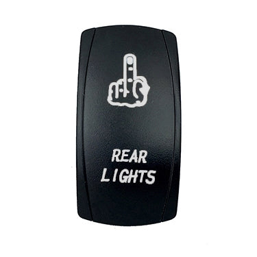 QUAKELED SWITCH ROCKER 5 PINS REAR LIGHTS WH QRS671