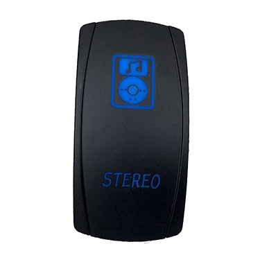QUAKELED SWITCH ROCKER 5 PINS STEREO BL QUAKELED QRS680