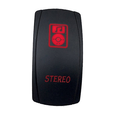 QUAKELED SWITCH ROCKER 5 PINS STEREO RD QUAKELED QRS682