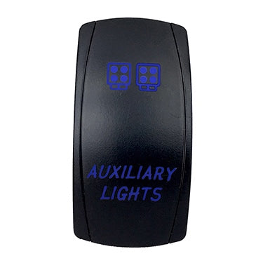 QUAKELED SWITCH ROCKER 5 PINS AUXILIARY LIGHTS BL QRS696
