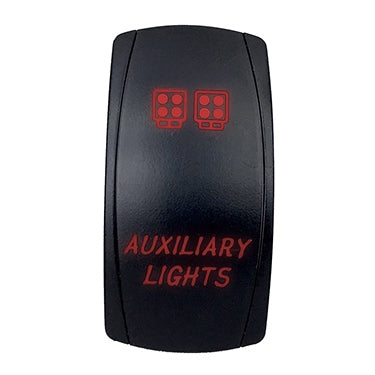 QUAKELED SWITCH ROCKER 5 PINS AUXILIARY LIGHTS RD QRS698