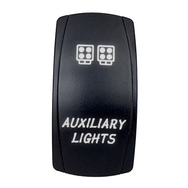 QUAKELED SWITCH ROCKER 5 PINS AUXILIARY LIGHTS WH QRS699