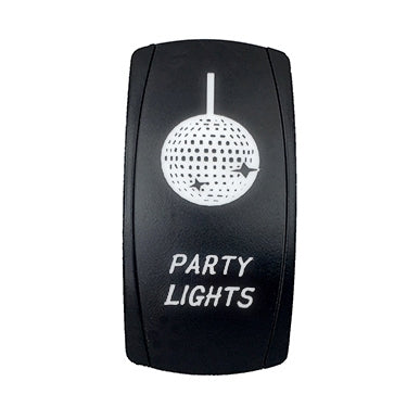 QUAKELED SWITCH ROCKER 5 PINS PARTY LIGHTS WH QRS703