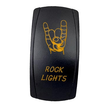 QUAKELED SWITCH ROCKER 5 PINS ROCK LIGHT AMB QRS497